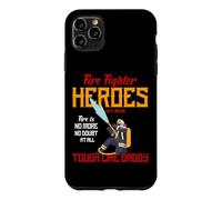 Heroes are Born Tough Like Daddy Proud Firefighters for Dad Coque pour iPhone 11 Pro Max