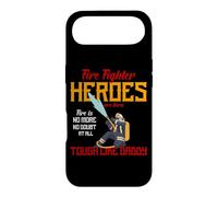 Heroes are Born Tough Like Daddy Proud Firefighters for Dad Coque pour iPhone Air