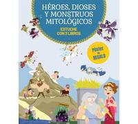 Héroes, dioses y monstruos mitológicos. Pack de 3 libros para niños de 5 a 9 años. ¡Incluye póster de regalo!: Descubre el maravilloso mundo de la ... colección de divertidos libros infantiles.