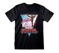 Heroes Inc Deadpool T-Shirt Unicorn Rider Size XL Marvel Shirts
