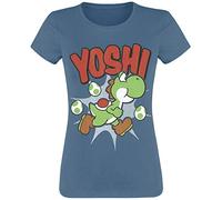 HEROES INC EUROPE B.V. T-Shirt Fille Yoshi Bleu XL
