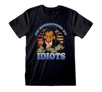 Heroes Inc Le Roi Lion T-Shirt Surrounded by Idiots (L)