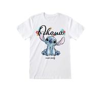 Heroes Inc - Lilo & Stitch - T-Shirt Ohana Means Family Blanc - (M) L