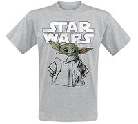 HEROES INC LTD The Mandalorian - T-Shirt Child Sketch Grey S