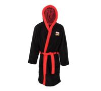 Heroes INC Marvel Comics Peignoir en polaire pour adulte Noir Taille S à XL, Noir , S-M