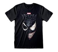 Heroes Inc Marvel Comics Spider-Man T-Shirt Venom Split Face (XL)