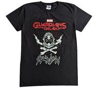 Heroes Inc. Marvel's Guardians of The Galaxy T-Shirt Crossbones (L)