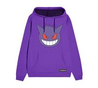 Heroes Inc. Officially Licenced Pokemon - Gengar Face Unisex Purple Varsity Hood