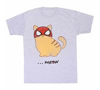Heroes Inc. Spider-Man Miles Morales Video Game T-Shirt Meow (M)