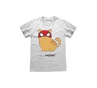 Heroes Inc. Spider-Man Miles Morales Video Game T-Shirt Meow (S)