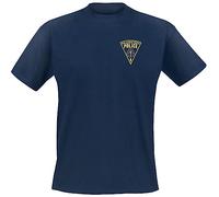 Heroes Inc Stranger Things T-shirt Hawkins Police Badge (Bleu), bleu, XL
