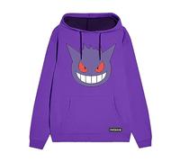 Heroes Inc. Sweat à capuche unisexe Pokémon - Visage de Gengar - Violet, violet, M
