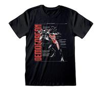 Heroes Inc. T Shirt à Manches Courtes Stranger Things Anatomy of a Demogorgan Noir Unisexe