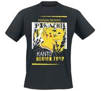 Heroes Inc T-Shirt Pokémon Pikachu Kanto Tour Taille XL