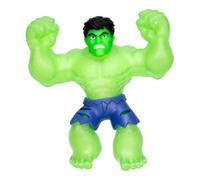 Heroes of Goo Jit Zu Bandai CO42714 Figurine d'action Univers Marvel, Hulk Votre héros préféré Brille dans Le Noir, écrase et étire, Multicolore,