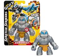 Heroes of Goo Jit Zu BANDAI CO42781 Figurine d'action découvrez Les Strikers Stretch Strikers Figurine Thrash, éponge et étire, Multicolore,