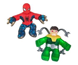Heroes of Goo Jit Zu Bandai Figurine d'action Marvel - Pack de 2 Spiderman VS DR Octopus Multicolore CO41378