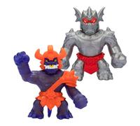 Moose Toys Coffret Duel Heroes of Goo Jit Zu – 2 combattants élastiques, s’étirent jusqu’à 3 fois