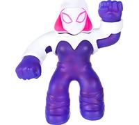 Heroes of Goo Jit Zu Coffret héroïne Ghost Spider Marvel - Héroïne Marvel de 11,5 cm Super-Souple remplie de Perles d’Eau