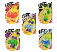 Heroes of GOO JIT Zu - Figurine d'action Meteor Madness - Assortiment de 5, Choose Between ; Blazagon, Trash, Jagooar, Rockjaw, Rhinostone (Rare) - Multicolore - Figurine jouet extensible pour enfants