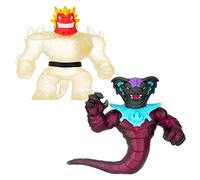 Heroes of Goo Jit Zu Glow Shifters Versus Pack, Ultraglow Blazagon VS Shadowfang Viper. Deux Jouets exclusifs Extensibles et spongieux. (42619)