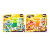 Heroes of Goo Jit Zu - Hero Creator Blazagon & Trash - Figurine d'action à faire soi-même pour enfants de 4 ans et plus