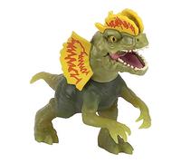 Heroes of Goo Jit Zu Jurassic World Hero Pack Dilophosaure, plus de 10,2 cm de long - Figurine de dinosaure extensible et spongieuse avec action Chomp Attack et rembourrage unique Goo