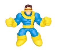 Heroes of Goo Jit Zu Marvel Studios X-Men '97 Cyclops Figurine extensible avec rembourrage rhéoscopique métallique X-Gene Cyclope extensible jusqu'à 3 fois sa taille