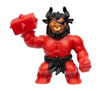 Heroes of Goo JIT Zu Smash Strikers, Terrorbull, Scrunchy Goo Filled Action Figure Armored with The Ultimate Smashing Fist Weapon, Stretch Him Up to 3 Times His Size - Sensory Toys