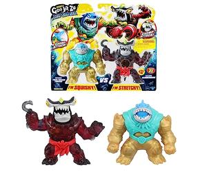Heroes of Goo Jitzu Deep Sea Coffret Duel Tidal Smash Thrash Exclusif VS Hammerhook Exclusif Coffrets 2 Figurines Fais s’Affronter tes Figurines Super-Souples et élastiques sans Plus Attendre 42628