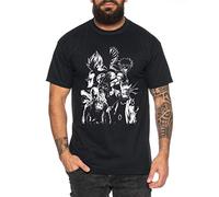 Heroes One Manga T-Shirt pour Homme Anime Piece, Farbe2:Noir, Größe2:X-Large