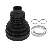 HEROFFIX 1 Ensemble De Soufflet De Joint Homocinétique Pour Bmw X3 2004-2010 Soufflet De Joint Homocinétique Intérieur Avec Colliers No.31607529204 Caoutchouc Noir