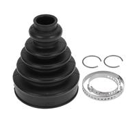 HEROFFIX 1 Ensemble De Soufflet De Joint Homocinétique Pour Bmw X5 2007-2018 Pour Bmw X6 2008-2014 Soufflet De Joint Homocinétique Intérieur Avec Colliers No.31607545107 Caoutchouc Noir