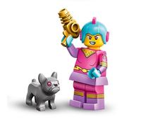 héroïne spatiale rétro (Retro Space Heroine), figurines Lego série 26 espace (série 26 espace), figurine à collectionner, ensemble complet avec support et accessoires, (col26-4)