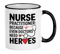 Héroïnes Infirmières Praticiennes Mug Céramique Tasse Avec Anse Mug À Café Pour Espresso Chocolat Chaud Cappuccino 330Ml