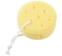 Herold ÉPonge de Douche de Corps de Bain Rond Jaune avec Boucle de Suspension