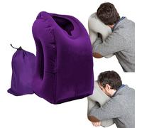 Heromask BetterSleep: Coussin de Voyage pour Dormir vers l'avant | Oreiller de Voyage Unique pour Avion, Train, Bus, Voiture - Confort Premium pour Vos Longs Voyages | Travel Pillow