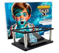 Heromask Tales Pro Version Géante - Un conteur 3D à l'intérieur d'une Pyramide [4-10 Ans] | Un Cadeau éducatif Qui enseigne des valeurs - Compatible avec Toutes Les tablettes !
