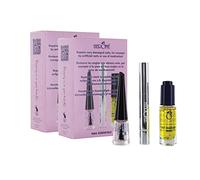 Herome 2-Pack 3-en-1 Nail Essentials Set (Rose) - Travel Set - Soin Réparateur pour les Ongles Cassés - Kit Avec Huile pour Ongles Abîmés, Sérum pour Cuticules et Durcisseur pour Ongles