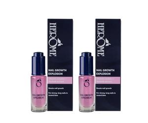 Herome 2-Pack Nail Growth Serum - Accelerates Nail Growth Explosion - 2 x 5 ml.