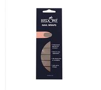 Herome Autocollants pour ongles Taupe - Nail Art - Sans temps de séchage - Lot de 2x10 autocollants