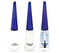 Herôme Clous Décoration des ongles French Manicure Set Glitter 10 ml