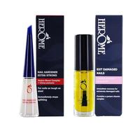 Herome Combi-Pack Soin SOS Ongles - Traitement Réparateur pour Ongles Abîmés & Cassants - Fortifiant & Colle Réparatrice - Résultats Visibles en 30 Jours