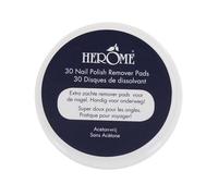 Herôme Ongles Nettoyage Caring Nail Polish Remover Pads 30 Stk.