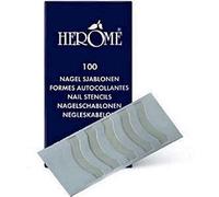 Herome Formes Autocollants Pour Ongles - Pochoirs Pour Manucure - Nail Tip Stickers (Nail Stencils) - 100pcs.