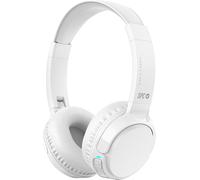Heron 2 Studio ¿ Casque Sans Fil Bluetooth Eco 50H De Batterie Double Connexion Simultanée Microphone Intégré Réglables Et Pliables, Blanc, Plastique Recyclé[X1188]