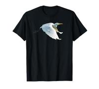 Héron Blanc écarté Les Ailes de l'aigrette T-Shirt