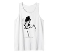 Héron Bleu attrapant des Poissons Observant Les Oiseaux Observation des Oiseaux Débardeur