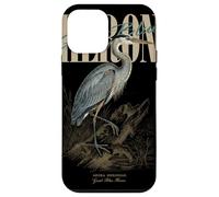 Héron Bleu Vintage Observation des Oiseaux Nature Amour Oiseaux Coque pour iPhone 12 Mini