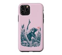Héron Cendré Héron Roseaux Nénuphars Oiseau de Rivière Coque pour iPhone 11 Pro
